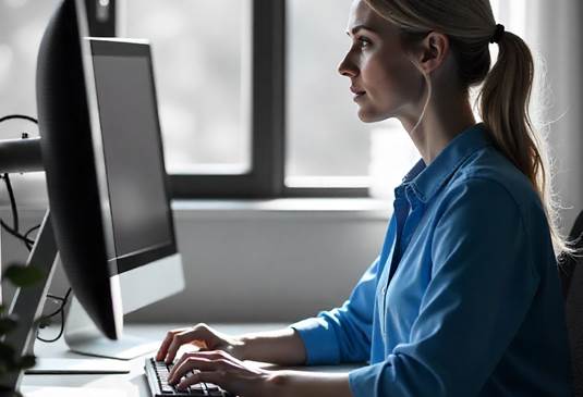 A person sitting at a computer

AI-generated content may be incorrect.