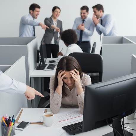 A person sitting at a desk with her head in her hands

AI-generated content may be incorrect.